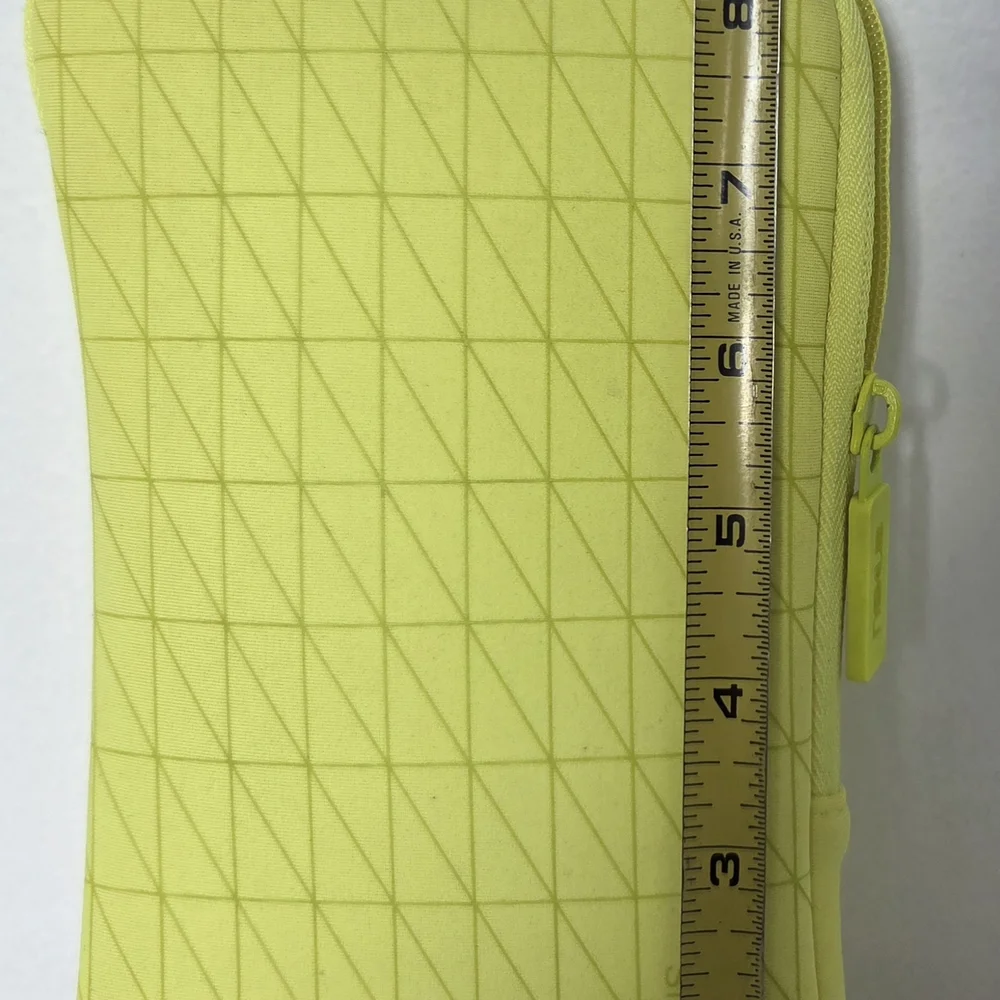 Yellow Geometric Tablet/Phone Sleeve - Padded Zip Case